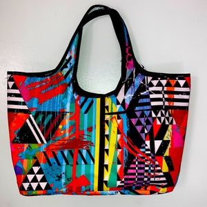 90s Retro Style Nylon Shoulder Bag
